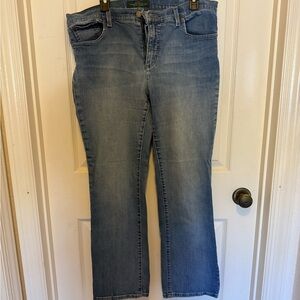 Ralph Lauren Women's Straight Leg Blue Jeans
